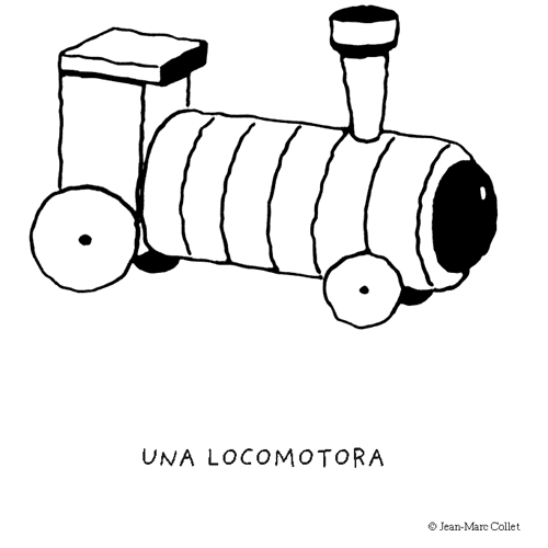 Colorear una locomotora