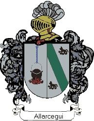 Escudo del apellido Allarcegui