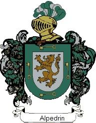 Escudo del apellido Alpedrin