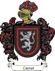 Escudo del apellido Camet