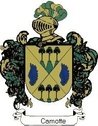 Escudo del apellido Camotte