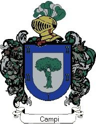 Escudo del apellido Campi