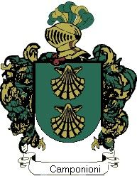 Escudo del apellido Camponioni