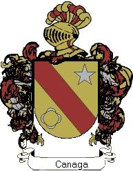 Escudo del apellido Canaga