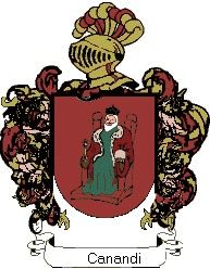 Escudo del apellido Canandi