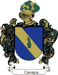 Escudo del apellido Canapa