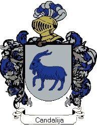 Escudo del apellido Candalija