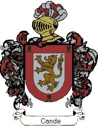 Escudo del apellido Cande