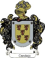 Escudo del apellido Candejo