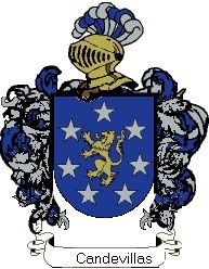 Escudo del apellido Candevillas