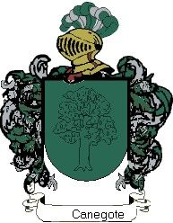 Escudo del apellido Canegote