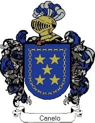 Escudo del apellido Canelo