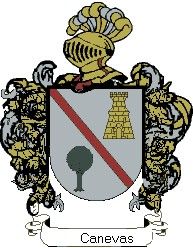 Escudo del apellido Canevas