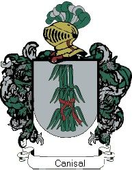 Escudo del apellido Canisal