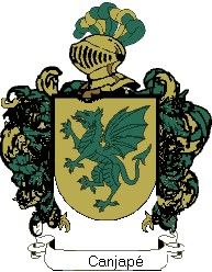 Escudo del apellido Canjapé