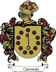 Escudo del apellido Cannedo