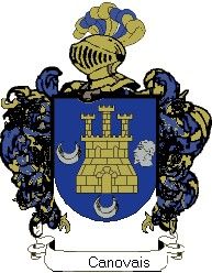 Escudo del apellido Canovais