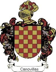 Escudo del apellido Canovillas