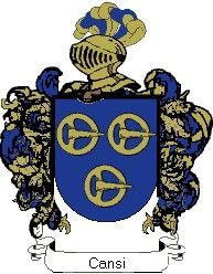 Escudo del apellido Cansi