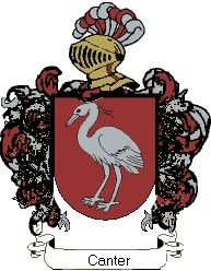 Escudo del apellido Canter