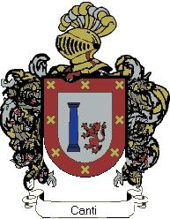 Escudo del apellido Canti