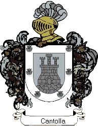 Escudo del apellido Cantolla