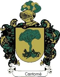 Escudo del apellido Cantorné