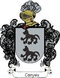 Escudo del apellido Canyes