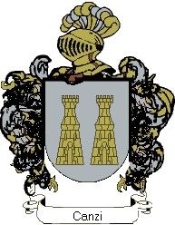 Escudo del apellido Canzi