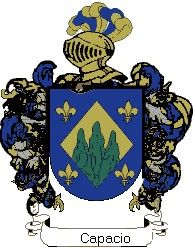 Escudo del apellido Capacio