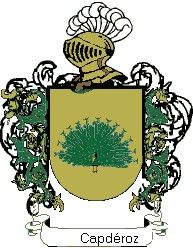 Escudo del apellido Capdéroz