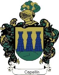 Escudo del apellido Capellín