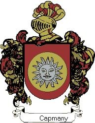 Escudo del apellido Capmany