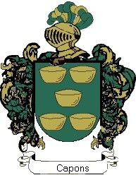 Escudo del apellido Capons