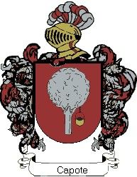 Escudo del apellido Capote