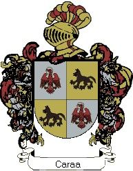 Escudo del apellido Caraa