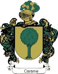 Escudo del apellido Carame