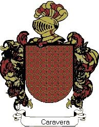 Escudo del apellido Caravera