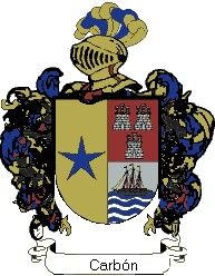 Escudo del apellido Carbón