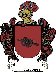 Escudo del apellido Carbones