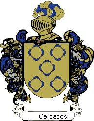 Escudo del apellido Carcases