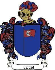 Escudo del apellido Cárcel