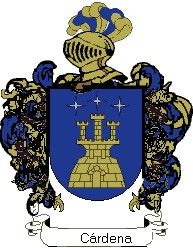 Escudo del apellido Cárdena