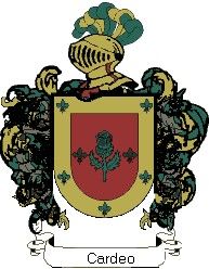 Escudo del apellido Cardeo