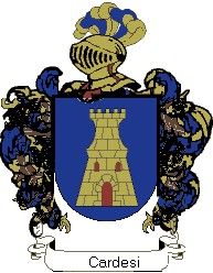 Escudo del apellido Cardesi