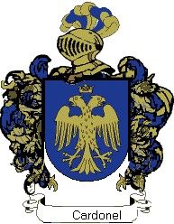 Escudo del apellido Cardonel