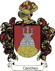 Escudo del apellido Cariches