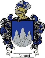 Escudo del apellido Caridad