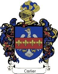 Escudo del apellido Carlier