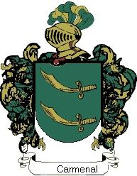 Escudo del apellido Carmenal